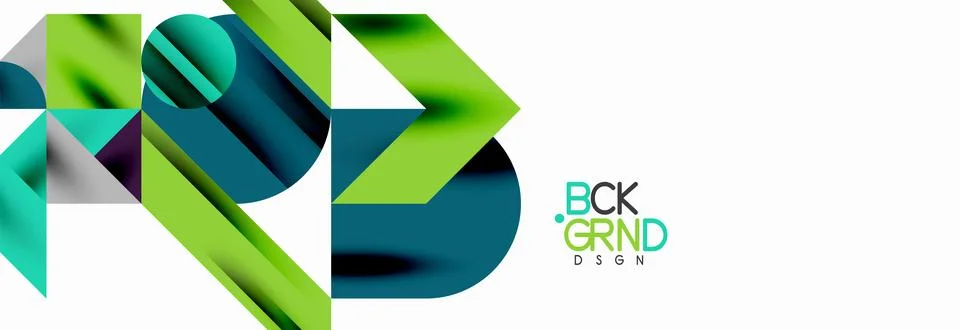 Trendy triangles lines, round elements and circles. Vector Illustration For Stock Illustration