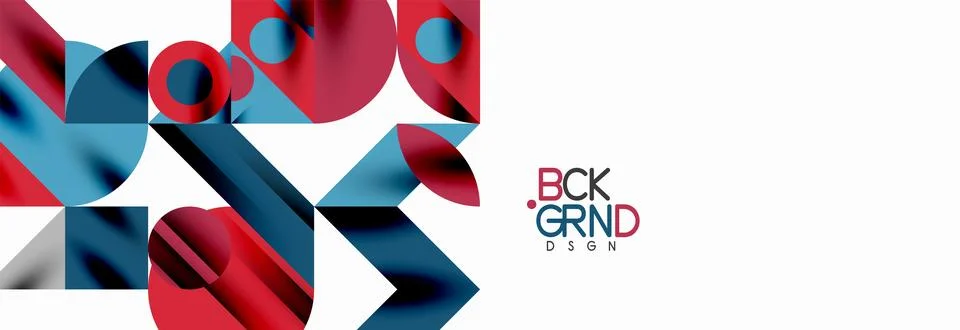 Trendy triangles lines, round elements and circles. Vector Illustration For イラスト素材