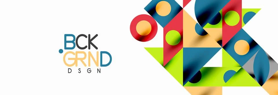 Trendy triangles lines, round elements and circles. Vector Illustration For Stock Illustration