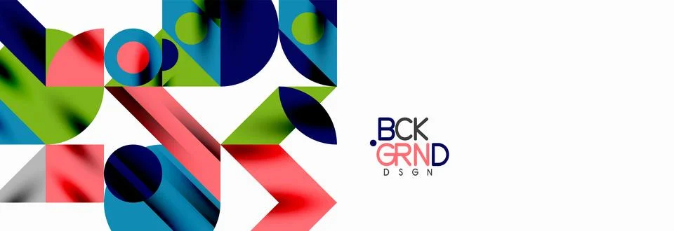 Trendy triangles lines, round elements and circles. Vector Illustration For Stock Illustration