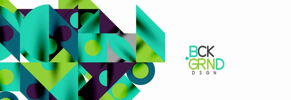 Trendy triangles lines, round elements and circles. Vector Illustration For Stock Illustration