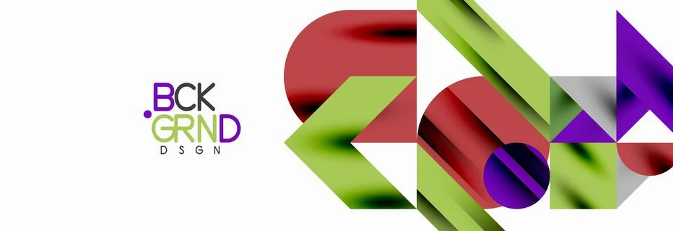 Trendy triangles lines, round elements and circles. Vector Illustration For イラスト素材