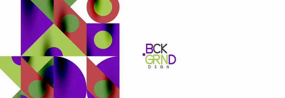 Trendy triangles lines, round elements and circles. Vector Illustration For Stock Illustration