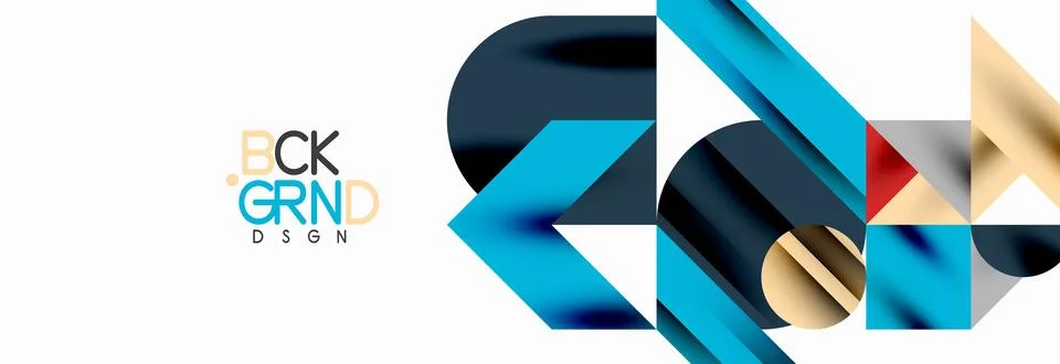 Trendy triangles lines, round elements and circles. Vector Illustration For イラスト素材