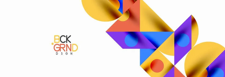 Trendy triangles lines, round elements and circles. Vector Illustration For Stock Illustration