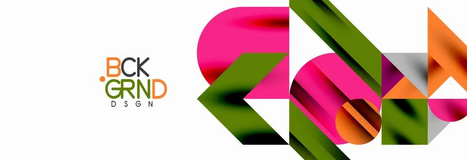 Trendy triangles lines, round elements and circles. Vector Illustration For 스톡 일러스트