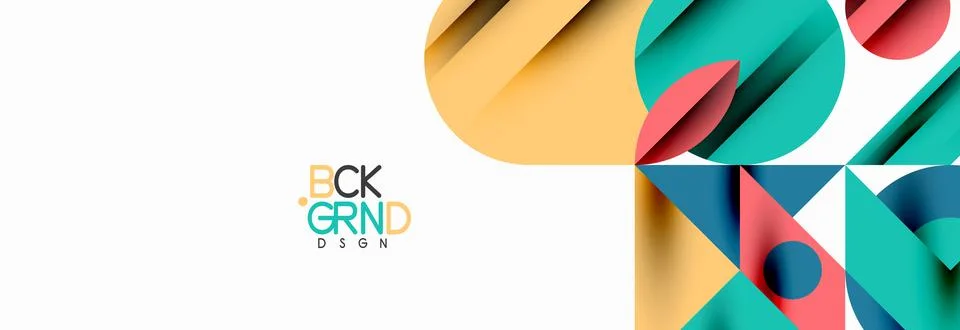 Trendy triangles lines, round elements and circles. Vector Illustration For Stock Illustration