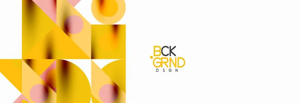 Trendy triangles lines, round elements and circles. Vector Illustration For イラスト素材