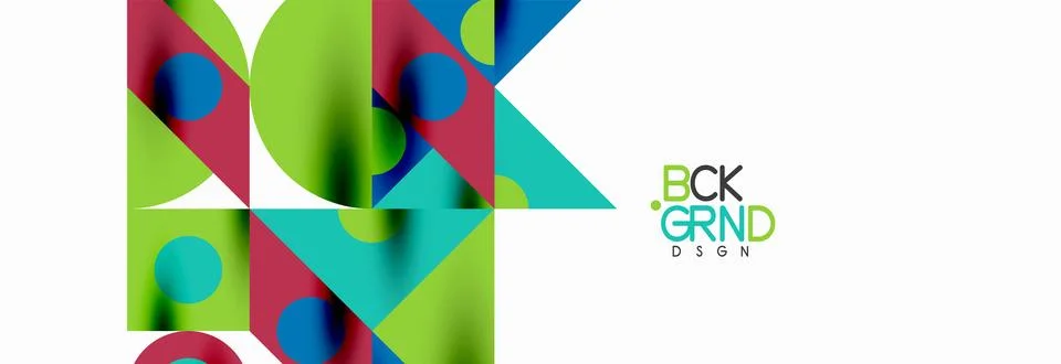 Trendy triangles lines, round elements and circles. Vector Illustration For イラスト素材