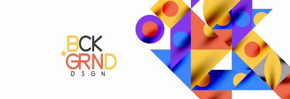 Trendy triangles lines, round elements and circles. Vector Illustration For イラスト素材