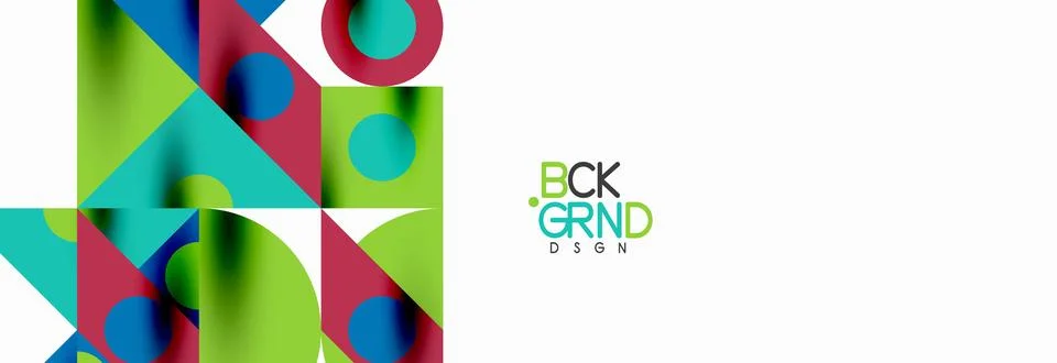 Trendy triangles lines, round elements and circles. Vector Illustration For Stock Illustration