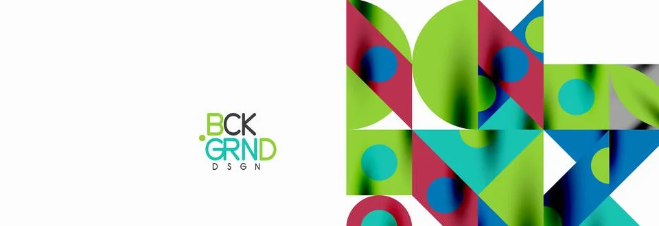 Trendy triangles lines, round elements and circles. Vector Illustration For 스톡 일러스트