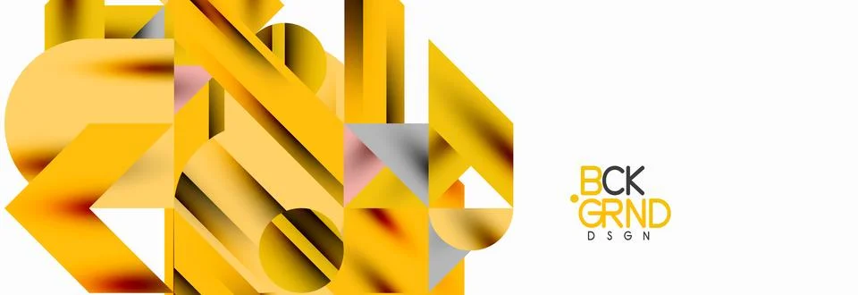 Trendy triangles lines, round elements and circles. Vector Illustration For Illustrazione stock