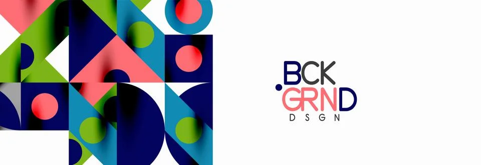Trendy triangles lines, round elements and circles. Vector Illustration For Illustrazione stock