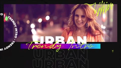 Trendy Urban Intro  After Effects	Stock