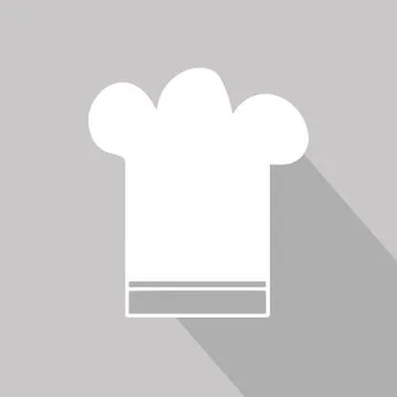 Trendy  vector cook hat illustration Stock Illustration
