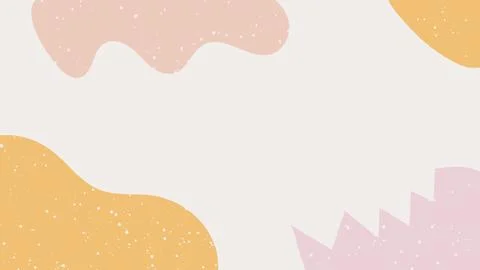 Trendy vector minimal backdrop with fluid organic shapes in nude pastel colors Illustrazione stock