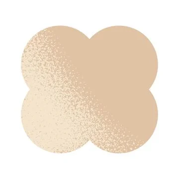 Trendy vector minimalist geometric basic gradient element grunge shape abstract Stock Illustration