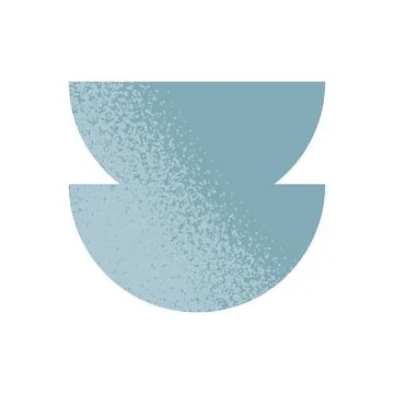 Trendy vector minimalist geometric basic gradient element grunge shape abstract Stock Illustration