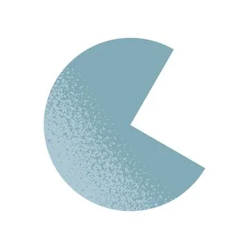 Trendy vector minimalist geometric basic gradient element grunge shape abstract Stock Illustration