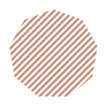 Trendy vector minimalist geometric basic lines element. Shape abstract figure Stock Illustration