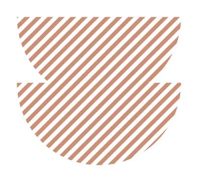 Trendy vector minimalist geometric basic lines element. Shape abstract figure Stock Illustration