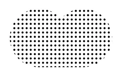 Trendy vector minimalist geometric basic dots cloud element. Shape abstract Stock Illustration