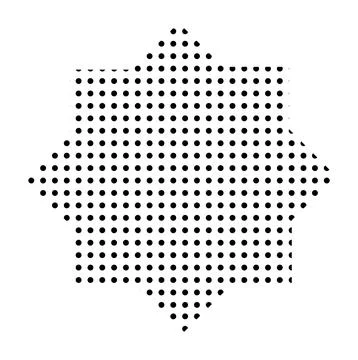 Trendy vector minimalist geometric basic dots element. Shape abstract figure Stock Illustration