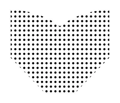 Trendy vector minimalist geometric basic dots element. Shape abstract figure Stock Illustration