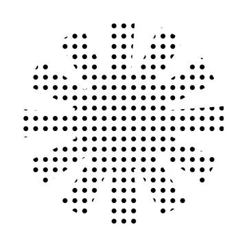 Trendy vector minimalist geometric basic dots element. Shape abstract figure 스톡 일러스트