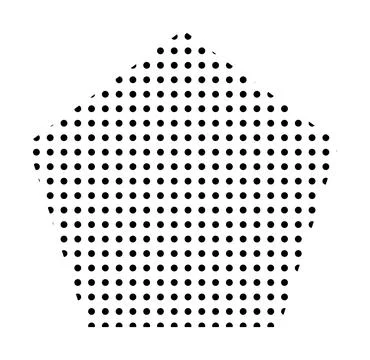 Trendy vector minimalist geometric basic dots element. Shape abstract figure Stock Illustration