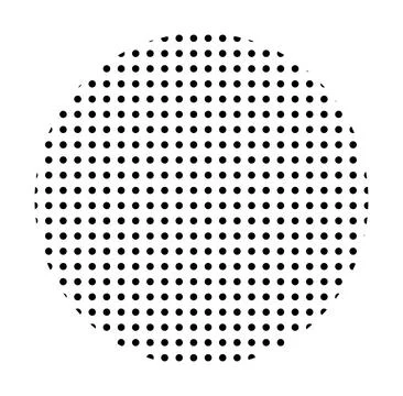 Trendy vector minimalist geometric basic dots circle element. Shape abstract Stock Illustration