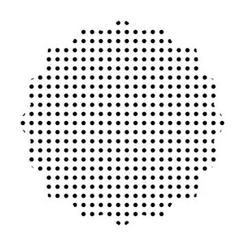 Trendy vector minimalist geometric basic dots element. Shape abstract figure Stock Illustration