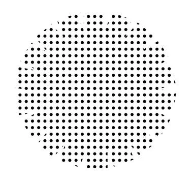 Trendy vector minimalist geometric basic dots flower element. Shape abstract Stock Illustration