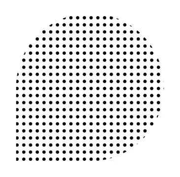 Trendy vector minimalist geometric basic dots element. Shape abstract figure Stock Illustration