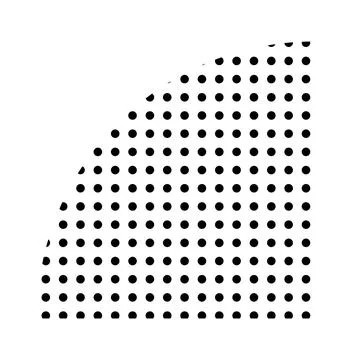 Trendy vector minimalist geometric basic dots element. Shape abstract figure Stock Illustration