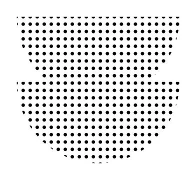 Trendy vector minimalist geometric basic dots element. Shape abstract figure Stock Illustration