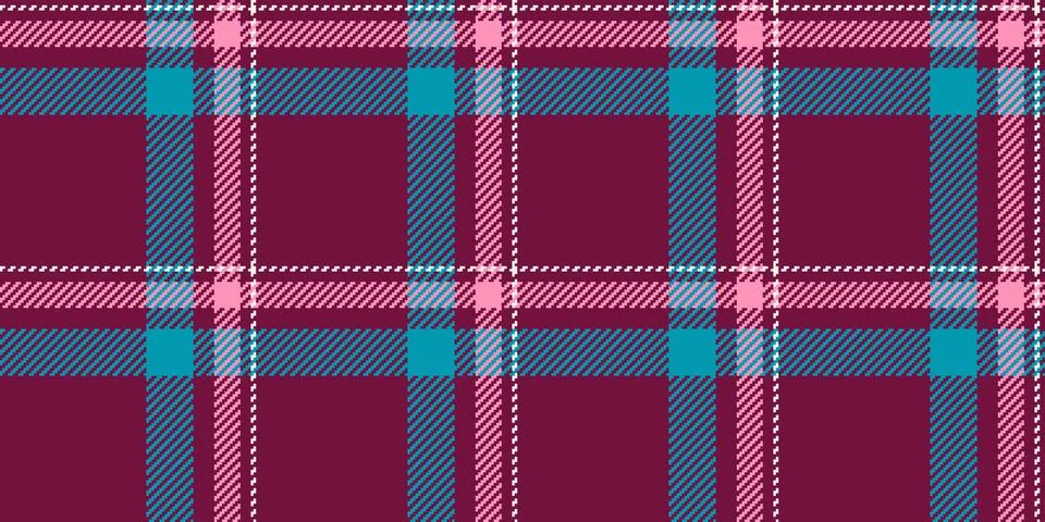 Trendy vector pattern plaid, sofa seamless tartan fabric. 60s check backgro.. Stock Illustration