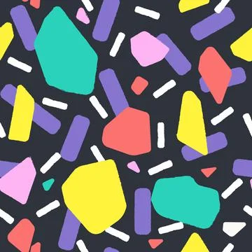 Trendy vector seamless pattern Stock Illustration