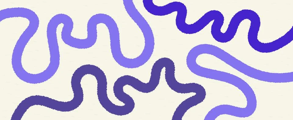 Trendy vibrant pattern with fur purple lines. Simple vector background with 스톡 일러스트