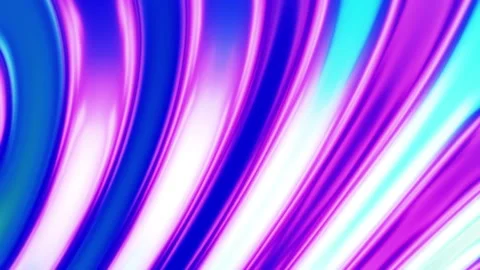 Trendy waving iridescent curvy pattern looping 3D animation Stock Footage 160212621