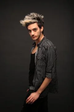Trendy young guy Stock Photos