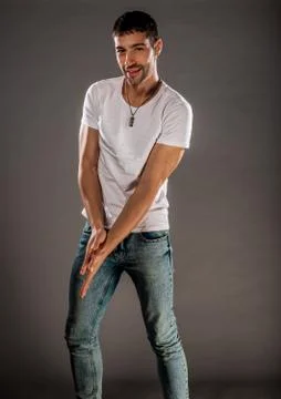 Trendy young guy Foto stock