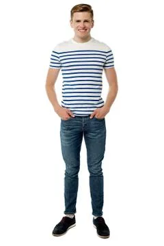 Trendy young smart guy Stock Photos
