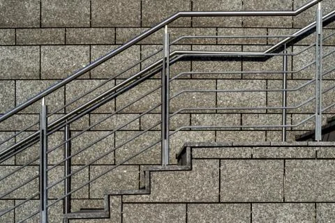 Treppe mauer Stock Photos
