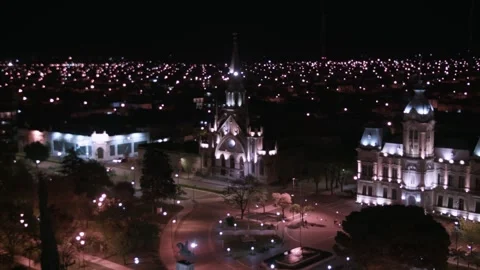 Tres Arroyos panoramic view Stock Footage 141696461