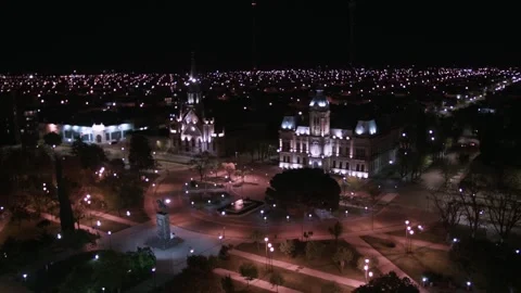 Tres Arroyos panoramic view Stock Footage 141696473