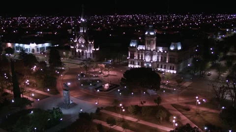 Tres Arroyos panoramic view Stock Footage 141696573