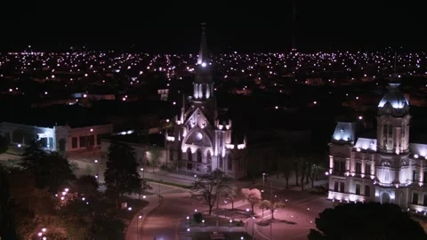 Tres Arroyos panoramic view Stock Footage 141696710