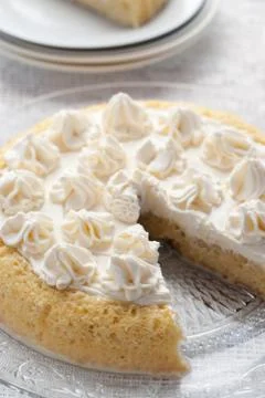 Tres leches cake Stock Photos